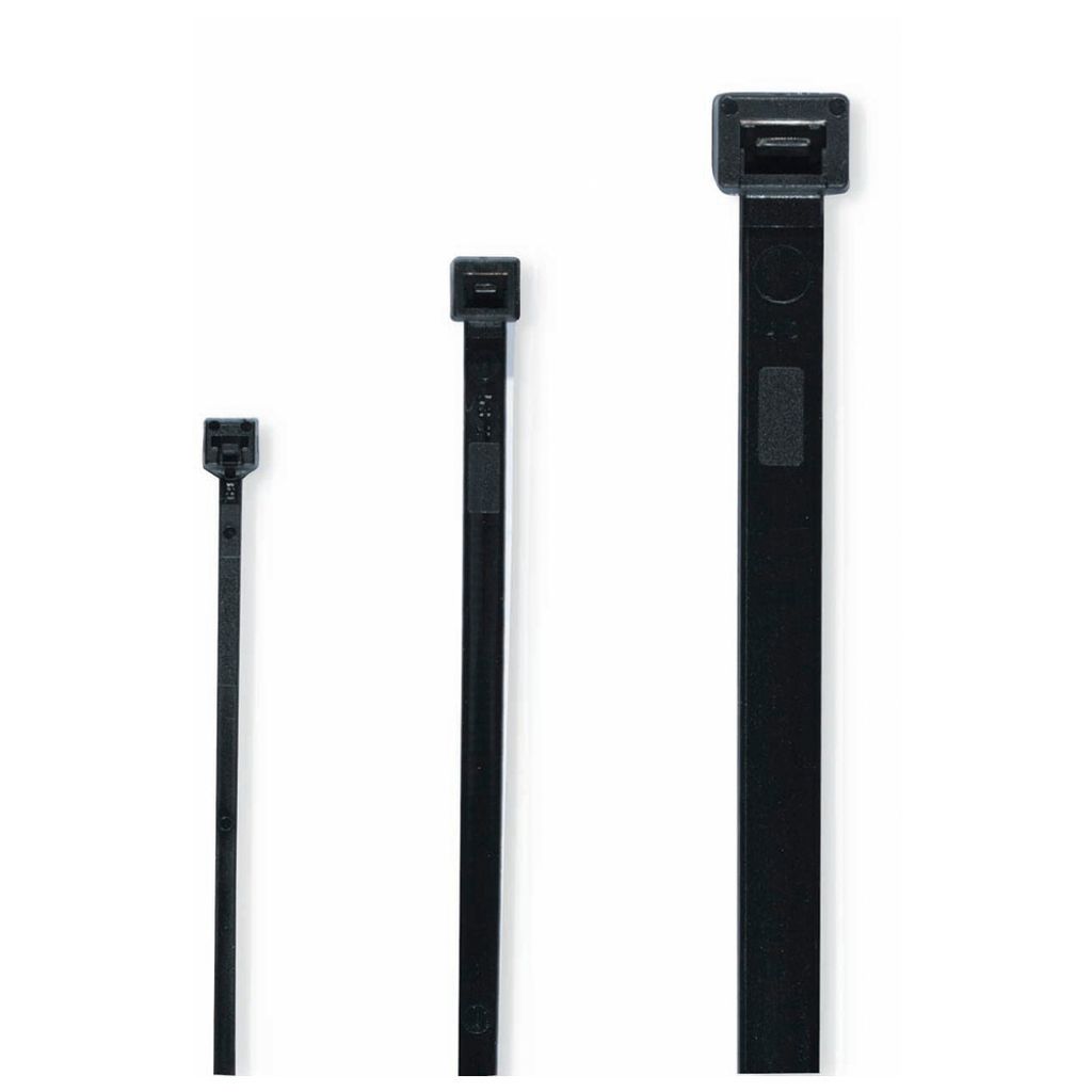 Cimco UV- und kältebeständige Kabelbinder, 4,5mm x 280mm, Packung mit 100 Stk.