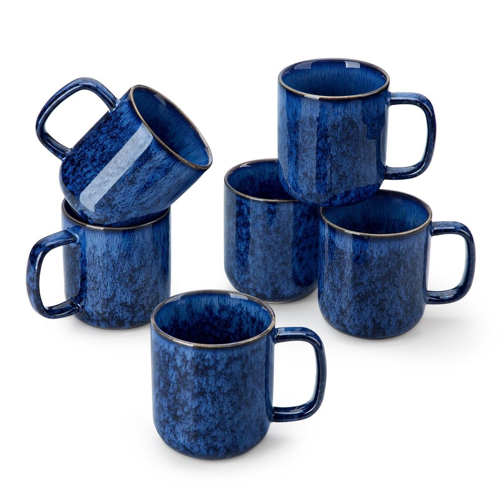 Ensemble de tasses VANCASSO, 6 pièces, en grès, capacité de Image du produit 