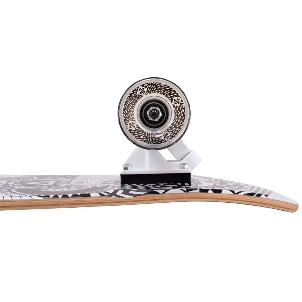 StreetSurfing Kicktail Rumble, Longboard, Schwarz, Weiß, Produktbild 
