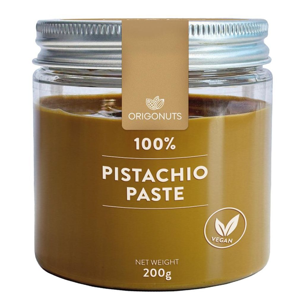 ORIGONUTS, Pistazienpaste 100% Pistazien, Pistaziencreme, Produktbild 