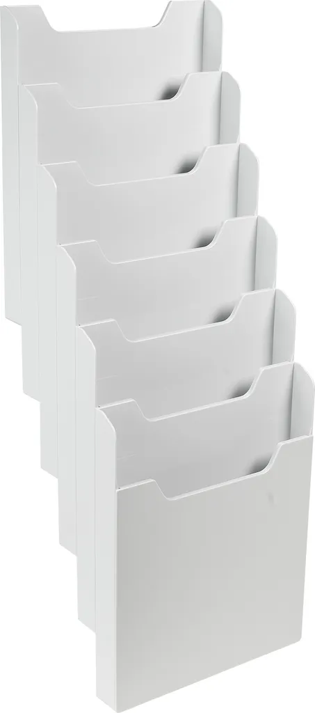 Organiser son bureau avec le trieur mural 6 cases A4 Gris Exacompta