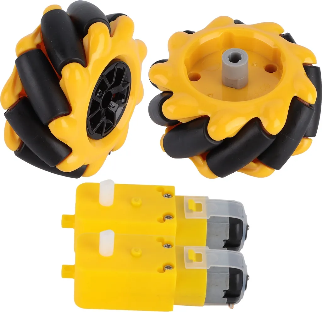 Ruota Mecanum per TT Motor Geared Smart Robot Car Parts Accessori DIY Toy Components 60 mm - 4