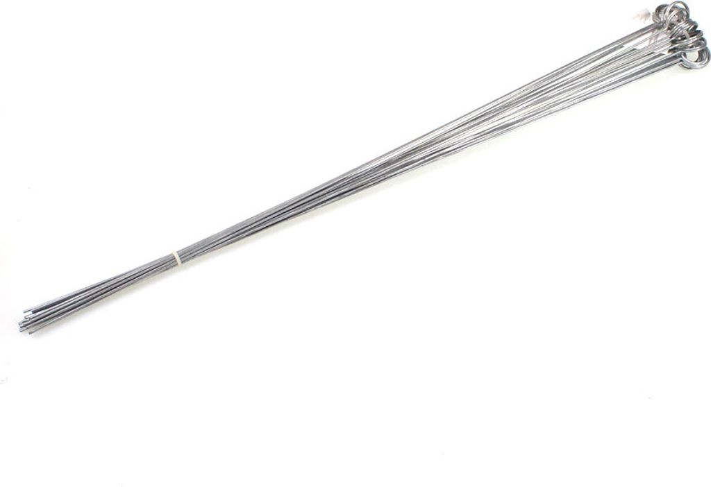 25 Metallstecker Preisschildhalter Etikettenhalter Schilderhalter 60cm Öse 25mm verzinkt