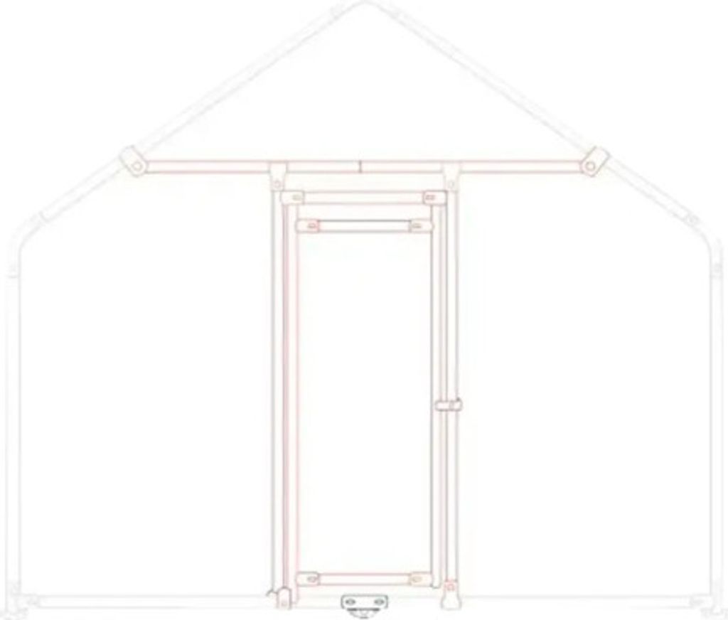 Freilaufgehege Zipper DIY Tür Kit Heimtiergehege ZI-CR-TK Produktbild 