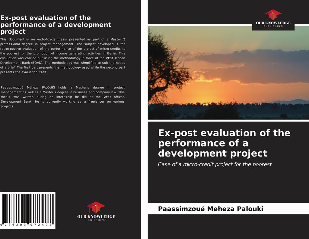 Ex-post evaluation of the performance of a development project