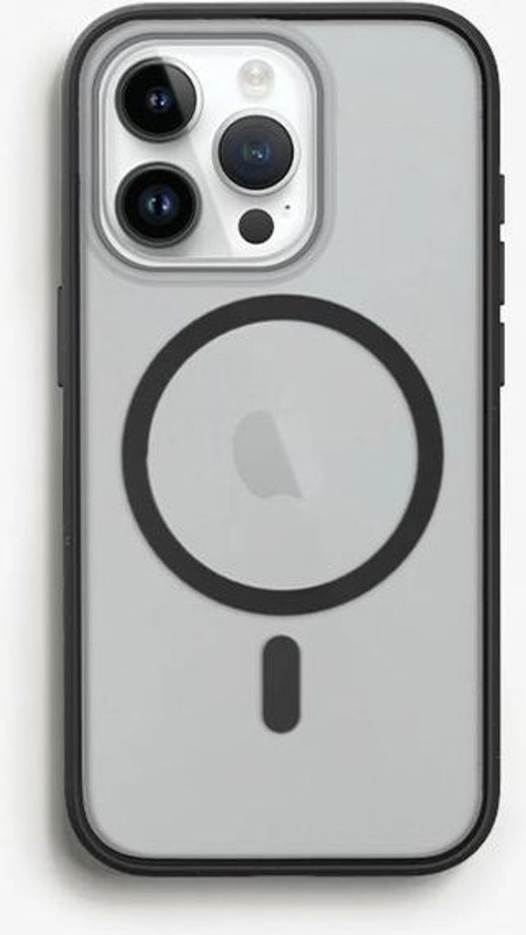 Woodcessories ECO723, Cover, Apple, iPhone 15 Pro Max, 17 cm (6.7"), Schwarz, Transparent