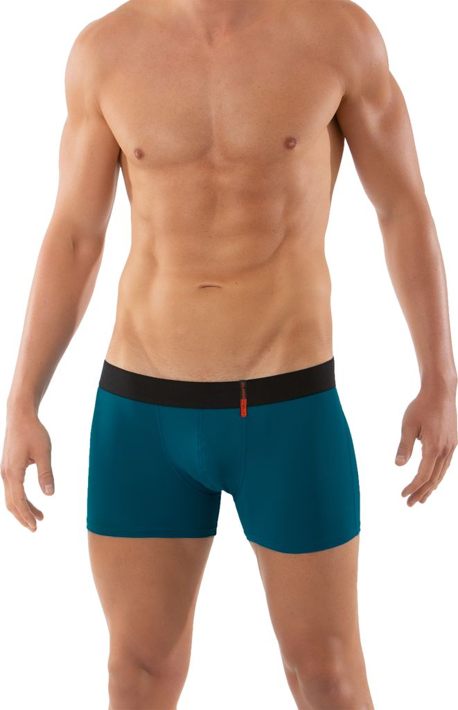 ALBERT KREUZ Retro Shorts Boxershorts Mikrofaser Petrol, 05/M