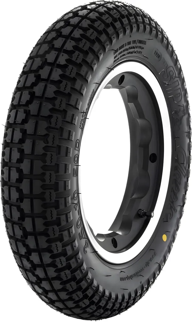 Roue complète SIP Classic 3.50-10 59P TL pour Lambretta 125 à 200ccm