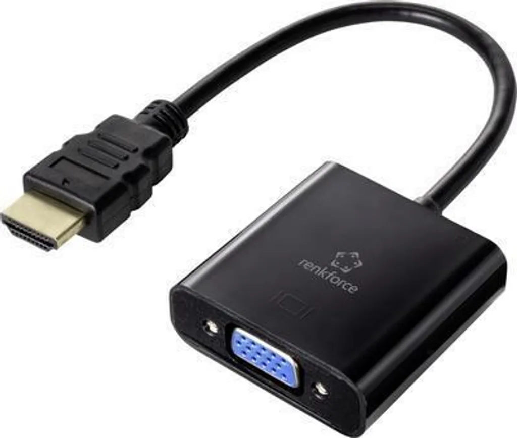 Soluzione Aziendale: Adattatore HDMI VGA Renkforce RF-4531578 Full HD