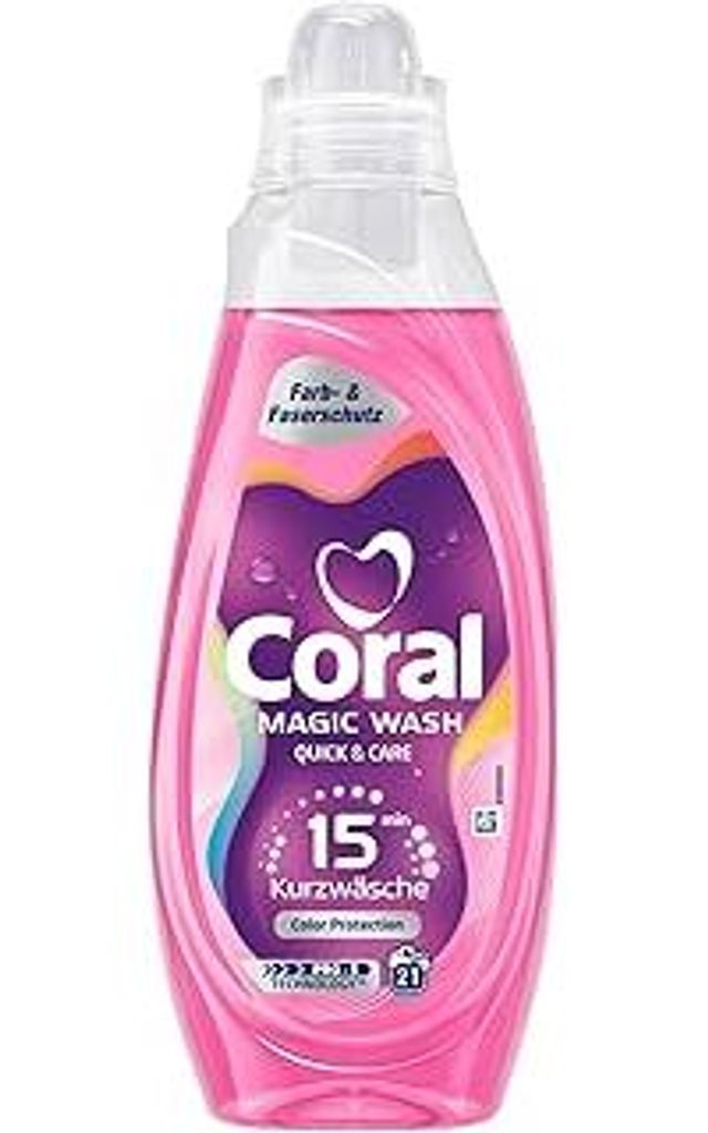 Coral Magic Wash Quick & Care Waschmittel Color Protection Produktbild 