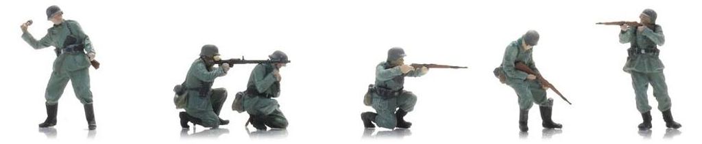 Artitec 5720006 - 1/72 / Wehrmacht-Infanterie unter Beschuss - Neu