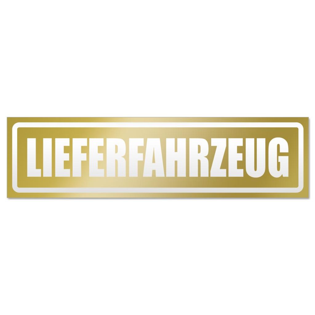 Lieferfahrzeug invertiert Magnetschild Schild magnetisch