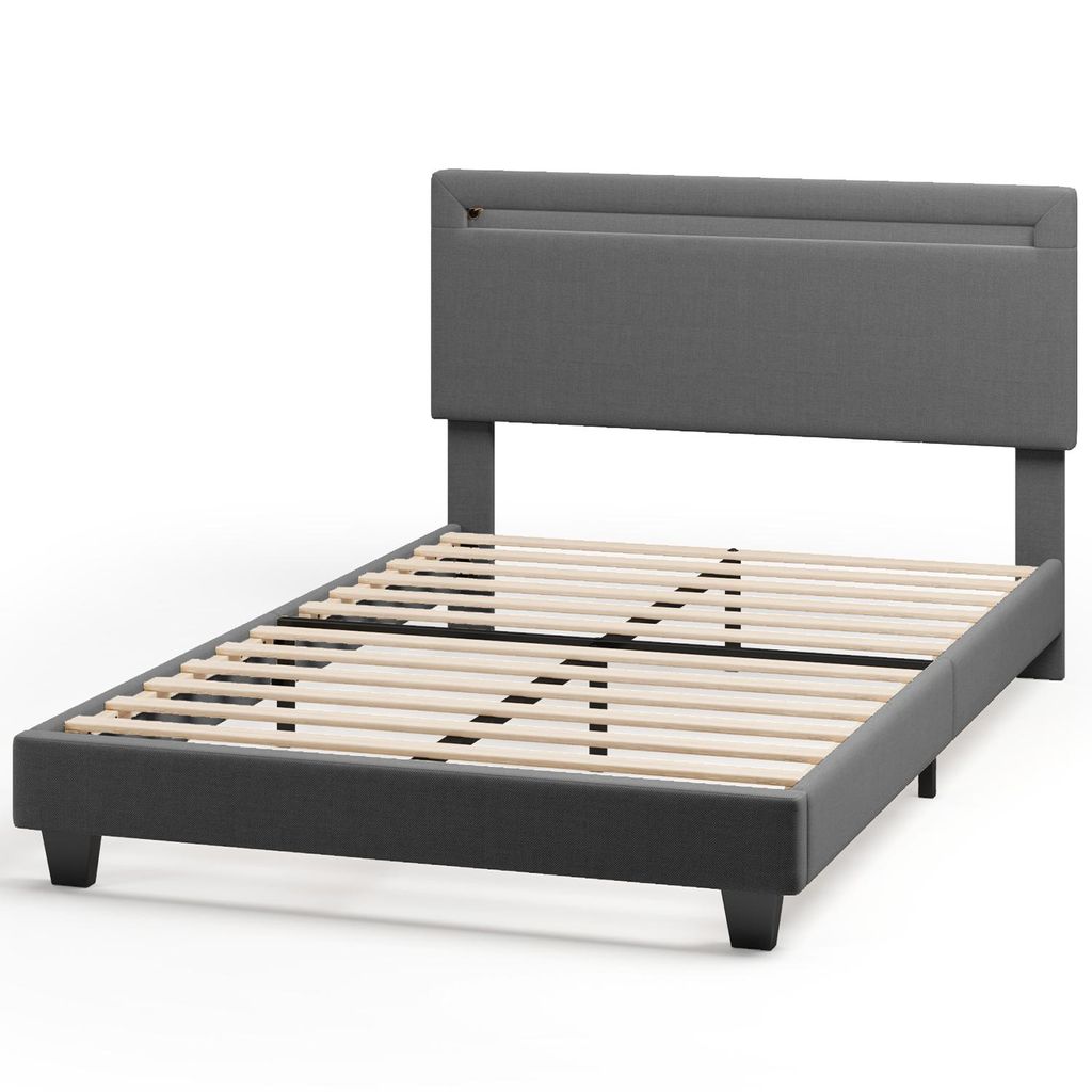 BEALIFE BF27 łóżko tapicerowane 120x200 cm ze stelażem Zdjęcie produktu 