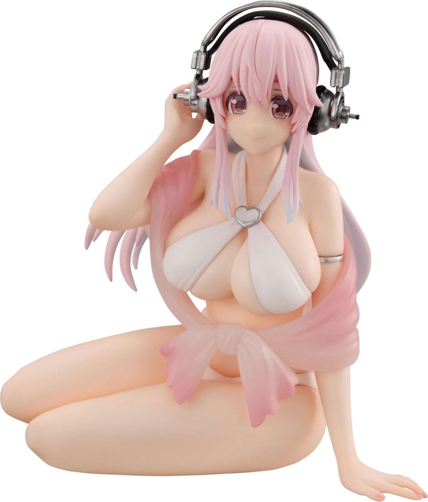 Furyu - Super Sonico Noodle Stopper PVC Statue Super Sonico Summer Memories Ver. 11 cm