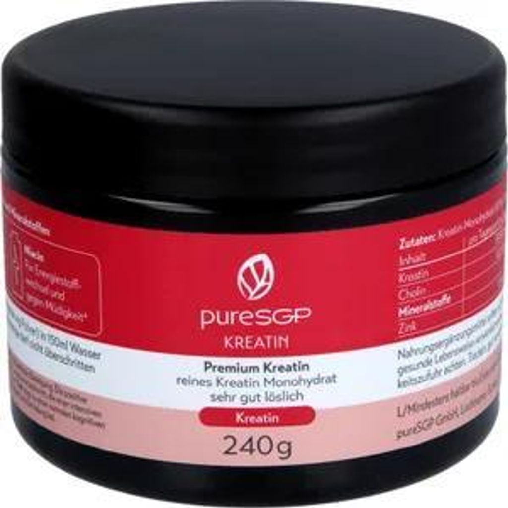 PURESGP Kreatin Pulver, 240 g Produktbild 