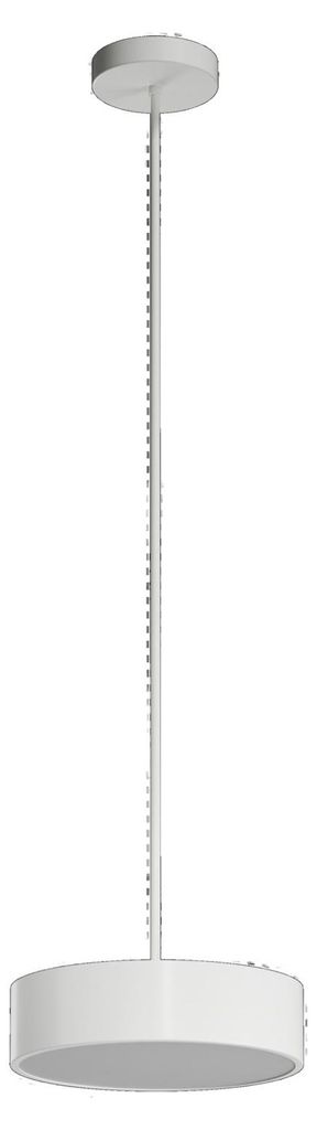 OSMONT KRU60651 KRUGER P1 FO Hängeleuchte aus Kunststoff, weiß, Schutzart IP40, 4000 K, 13 W LED