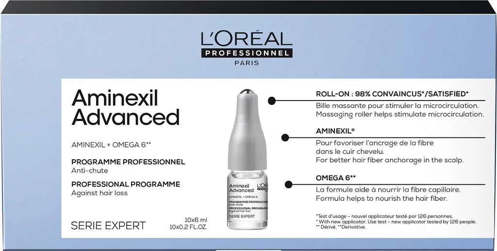 Soin Antichute Aminexil Advanced L'Oréal Professionnel Serie Expert