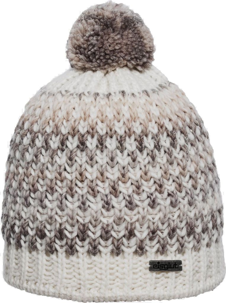 Eisglut glitzernde Strickmütze Baileyl, weiß, Gr. Einheitsgröße