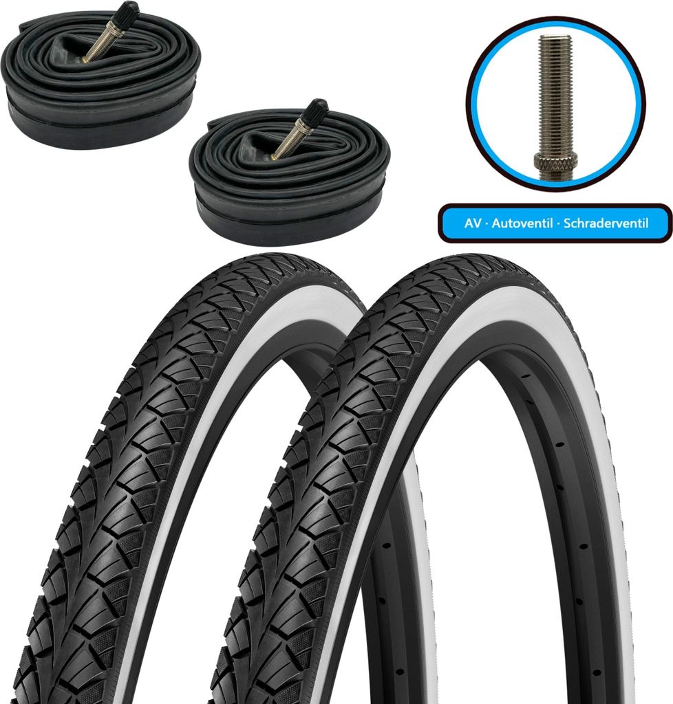 Pneu à Fils Michelin Protek 28"700x35C 37-622 Noir - Foto 6