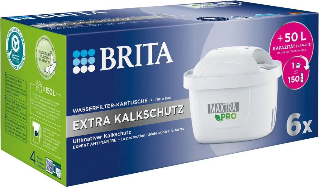 Brita MAXTRA PRO Extra Kalkschutz 6 Pack - Acqua Sicura e Buona per Bimbi - 2