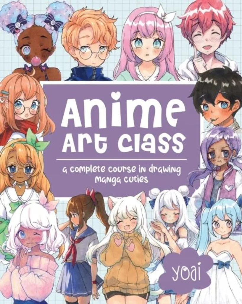 Créer ses Personnages avec Anime Art Class Livre de Cours en Anglais Pro