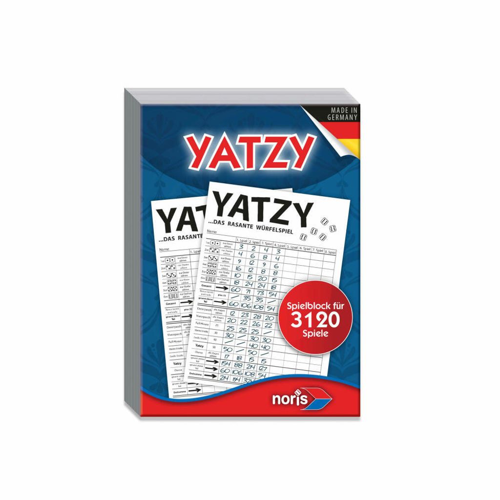 Noris Spiele Blocco gioco Yatzy; 606194305 Immagine del prodotto 