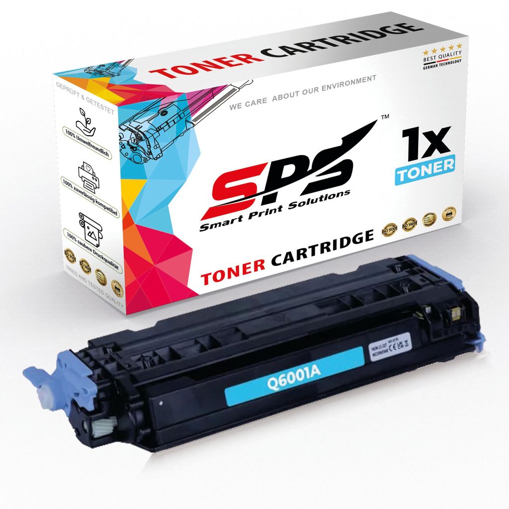 Q6001A / 124A Toner Kompatibel für HP Color Laserjet 2600 N | 1x Cyan