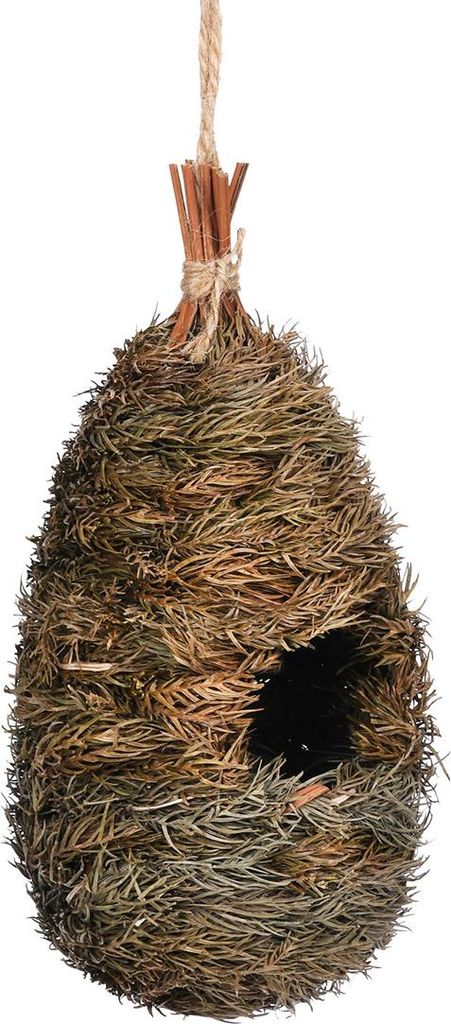 Ruheplatz und Brutplatz für Vögel, Vogelnest, Vogelzubehör, Vogelkäfig, Stroh, Garten, Gartendekoration, Gartenvogelhaus