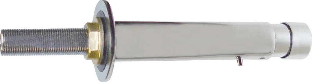 Distributeur savon KWC AR chrome 634mm en laiton avec fixation par l'arrière
