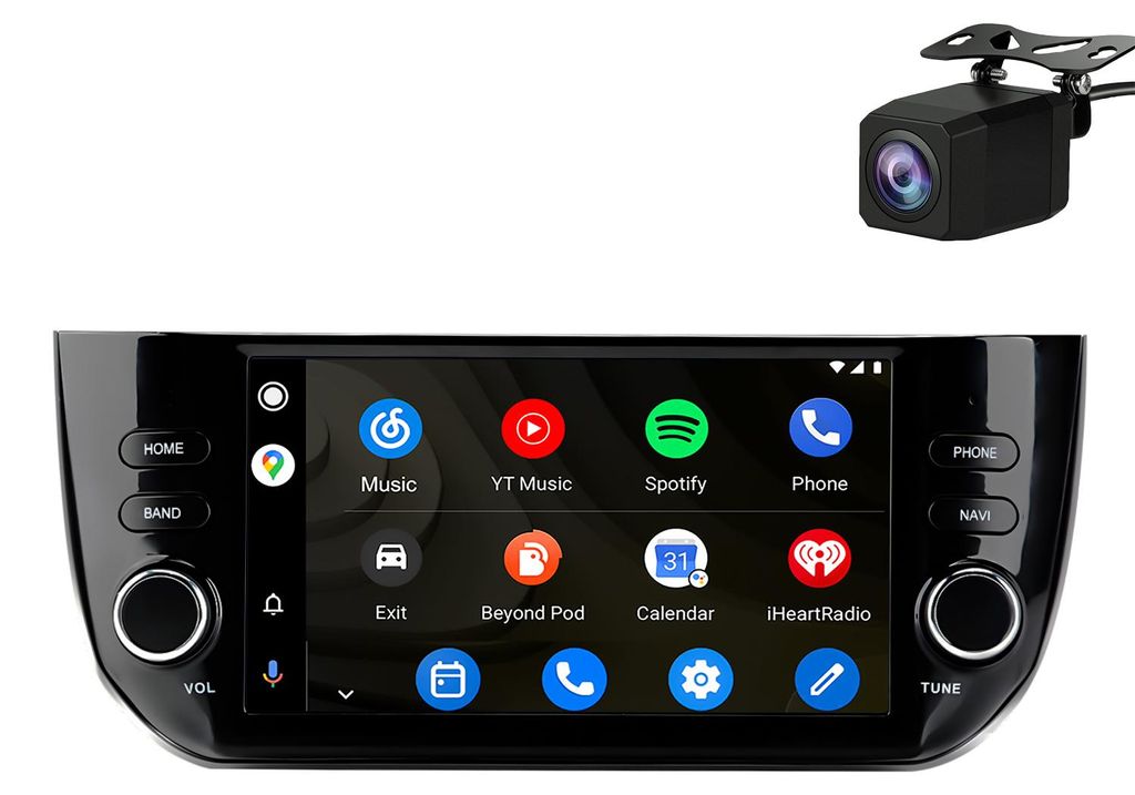Android Autoradio 7 Zoll 64GB für Fiat Punto EVO Linea Produktbild 