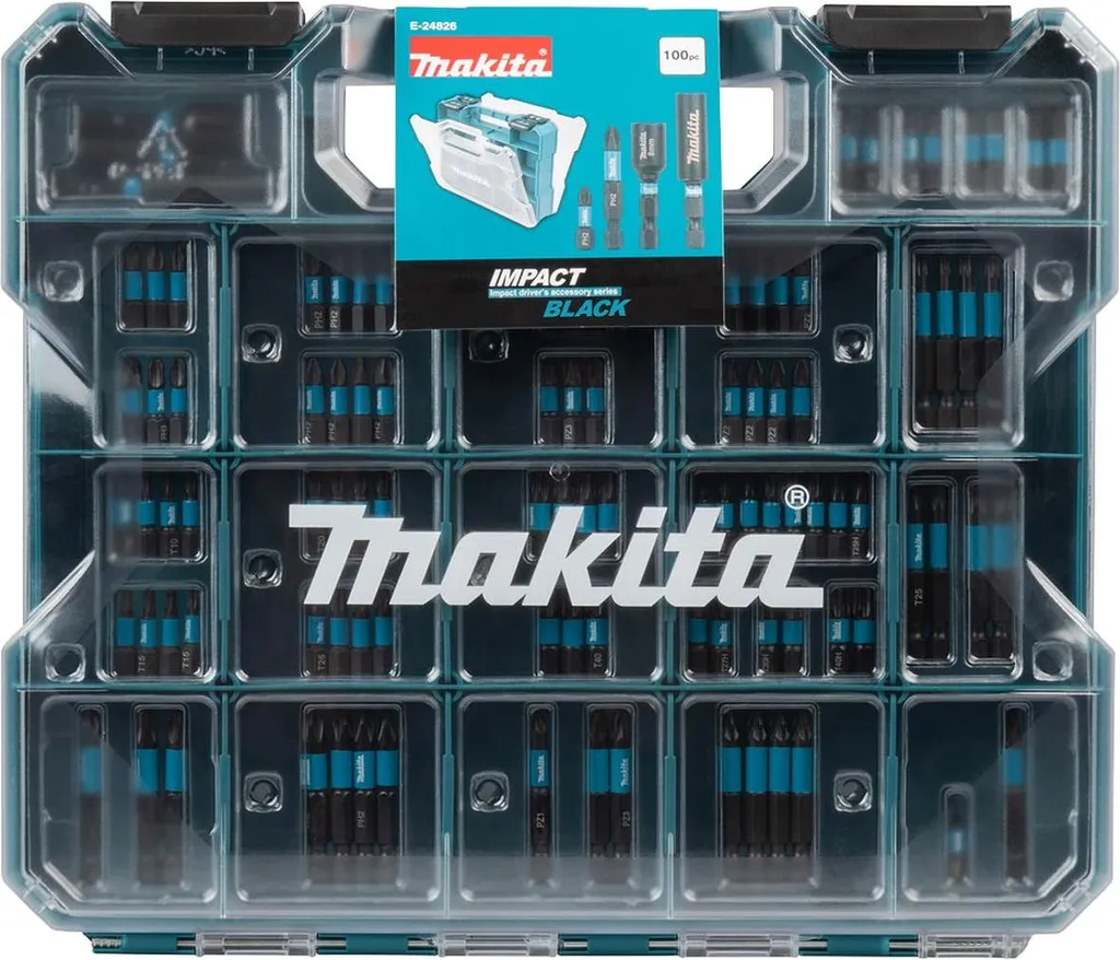 Embouts de Vissage Anti-Casse Makita E-24826 Impact Black Haute Torsion