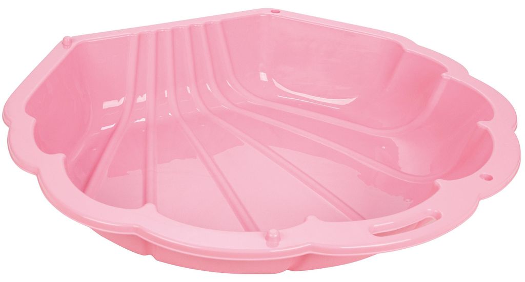 WOOPIE Sandkasten „Muschel“ rosa 3-in-1-Trockenpool, 1 Produktbild 