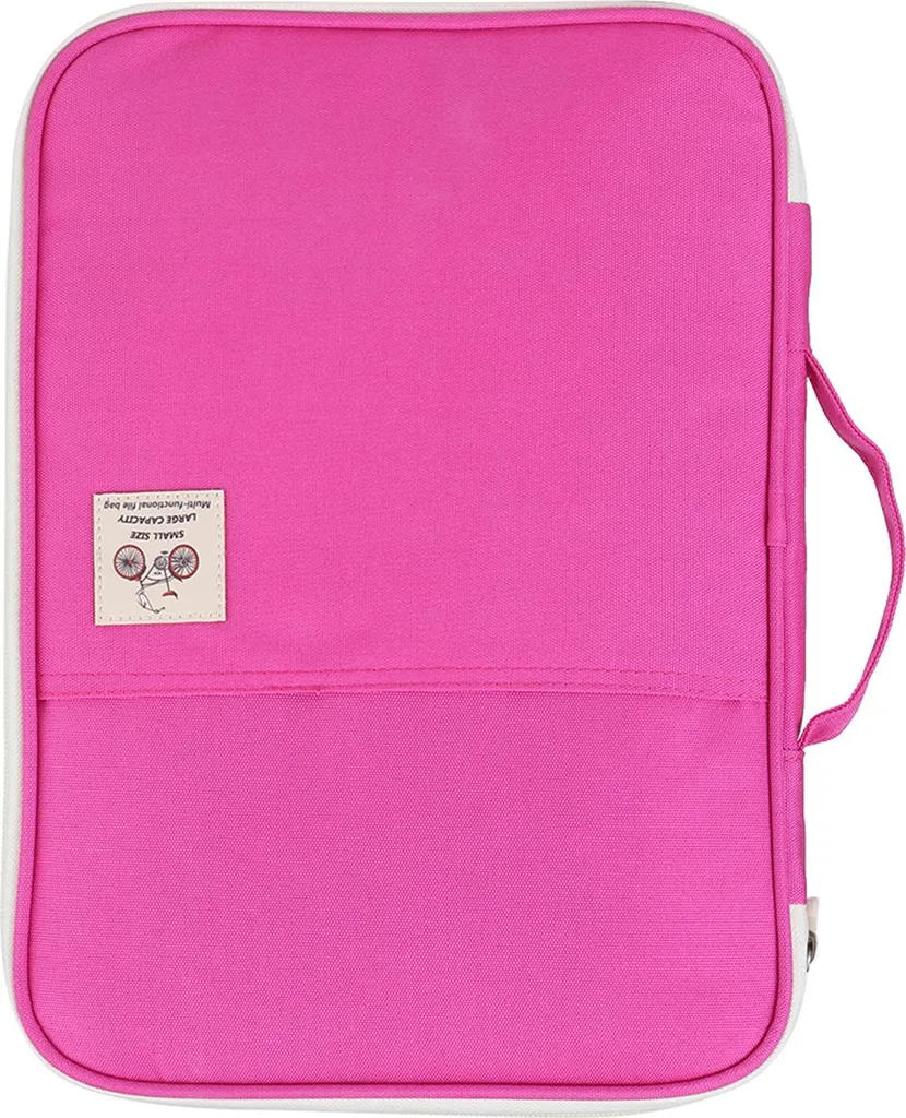 Classeur porte-documents A4 fermeture éclair - Pochette de rangement