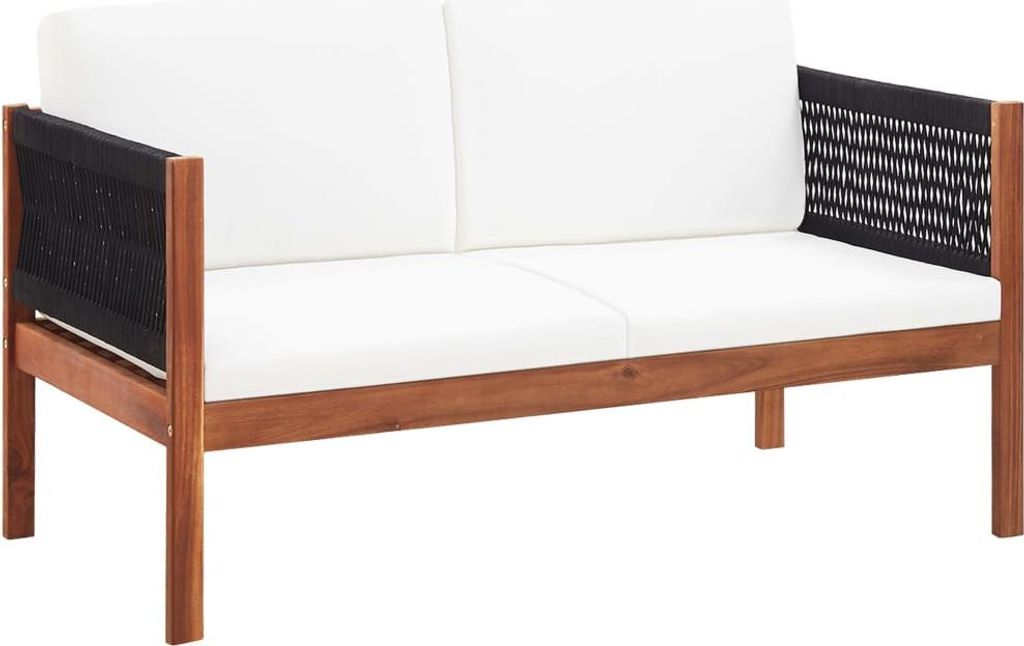 vidaXL 4-tlg. Garten-Lounge-Set Massivholz Akazie