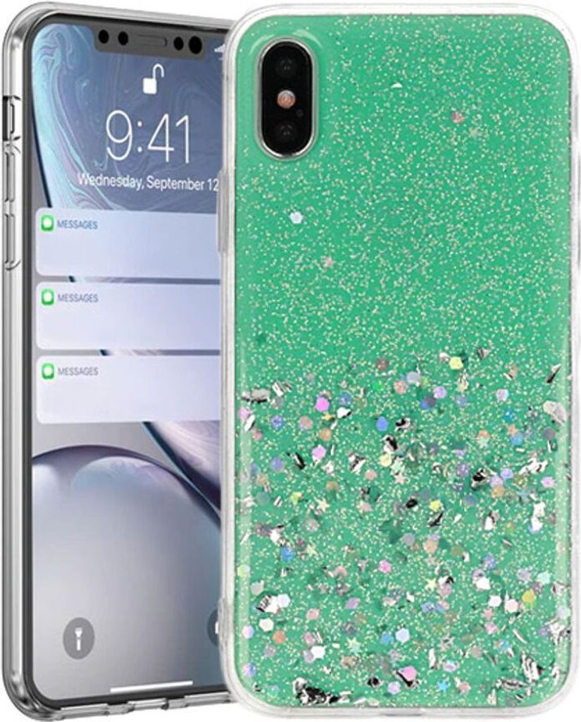 Handyhülle Bling Glitzer Hülle Silikon Case Schutz Tasche für Samsung A60