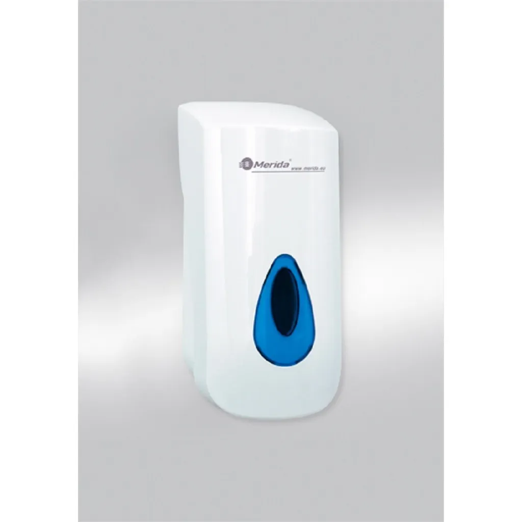 Mini distributeur de savon 400ml MERIDA TOP Blanc : fini le gaspillage