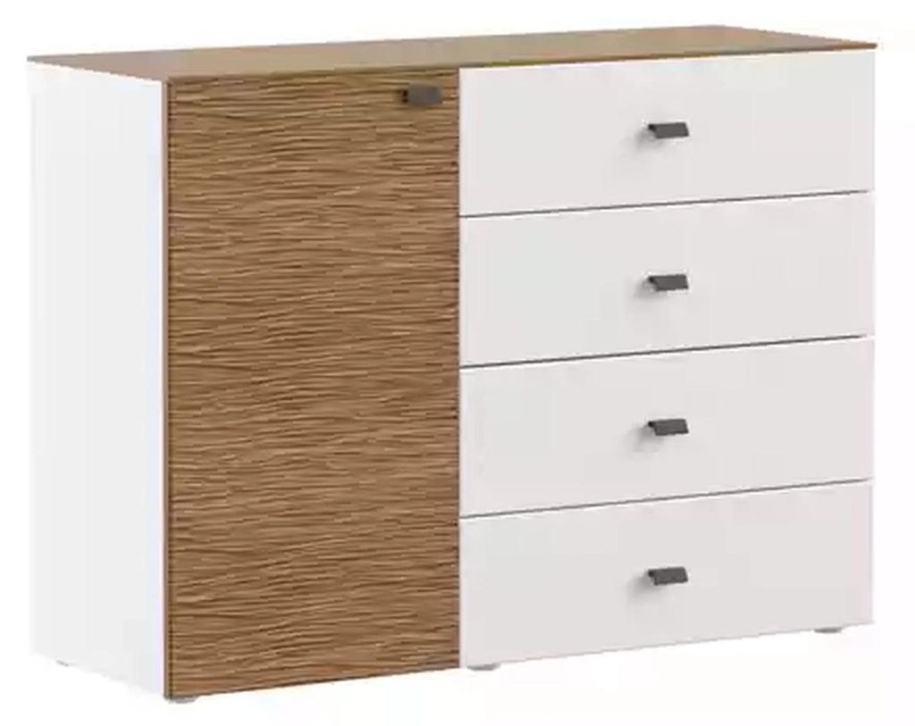Moderne Kommode Luxus Sideboard Design Schlafzimmer weiße Holzmöbel