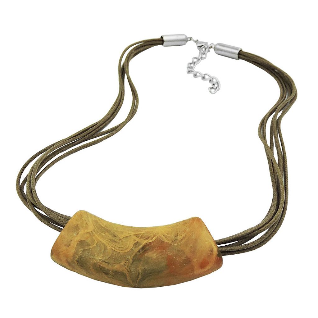 Kette 54x19mm Anhänger Rohr flach gebogen Produktbild 