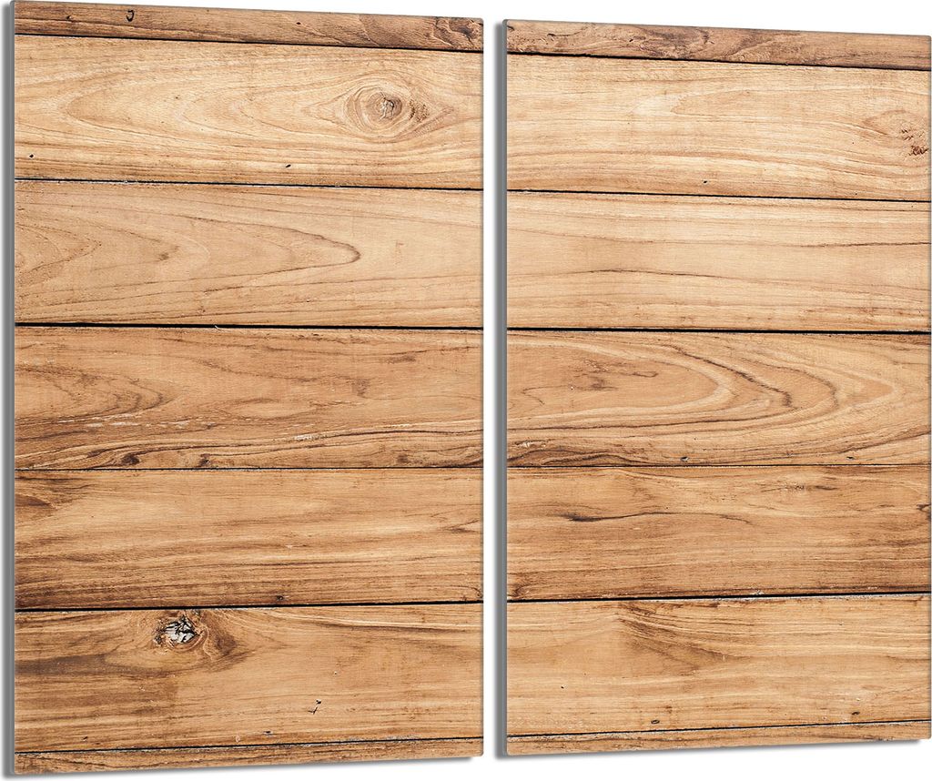 TMK 2 Copri Piani Cottura In Vetro Temperato 30x52 Cm – Protezione Paraschizzi E Tagliere