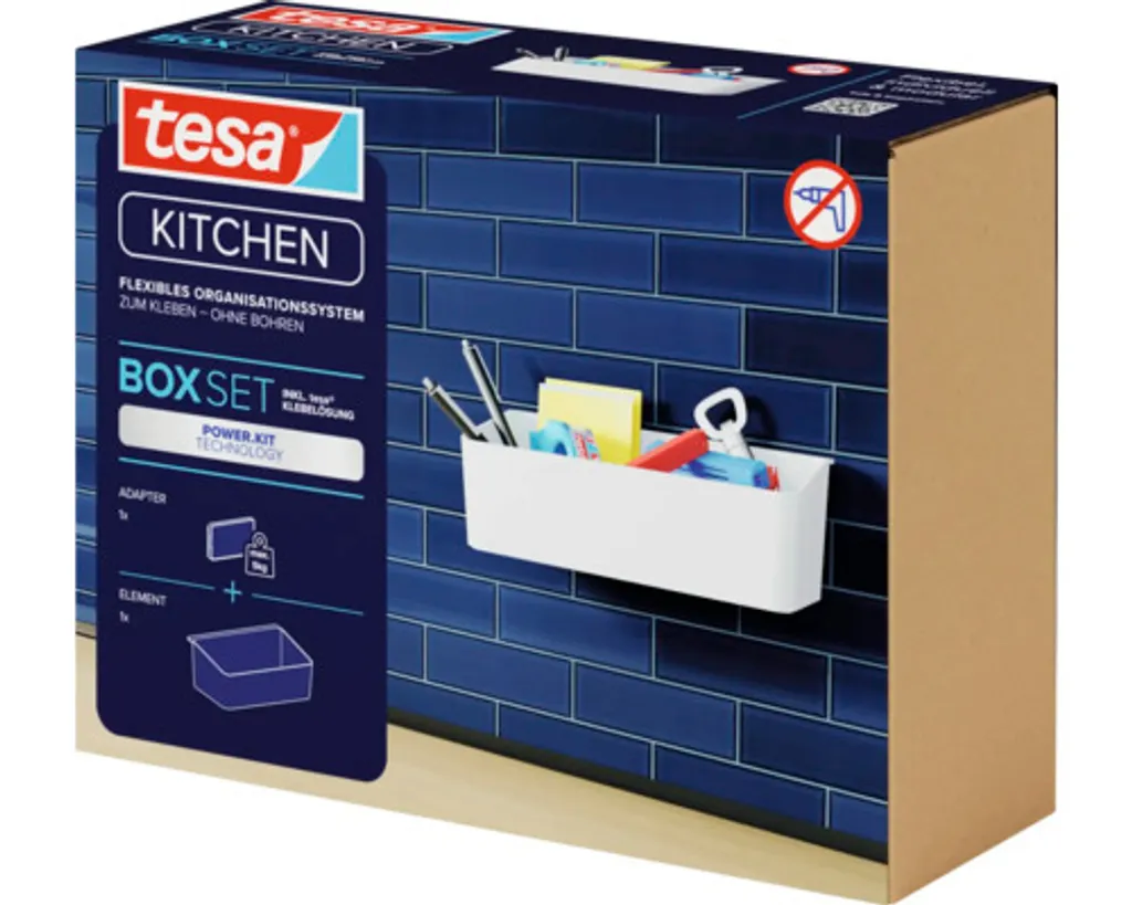 Cestino Cucina Adesivo tesa 70062 - Organizza Spezie e Utensili 5kg - 16