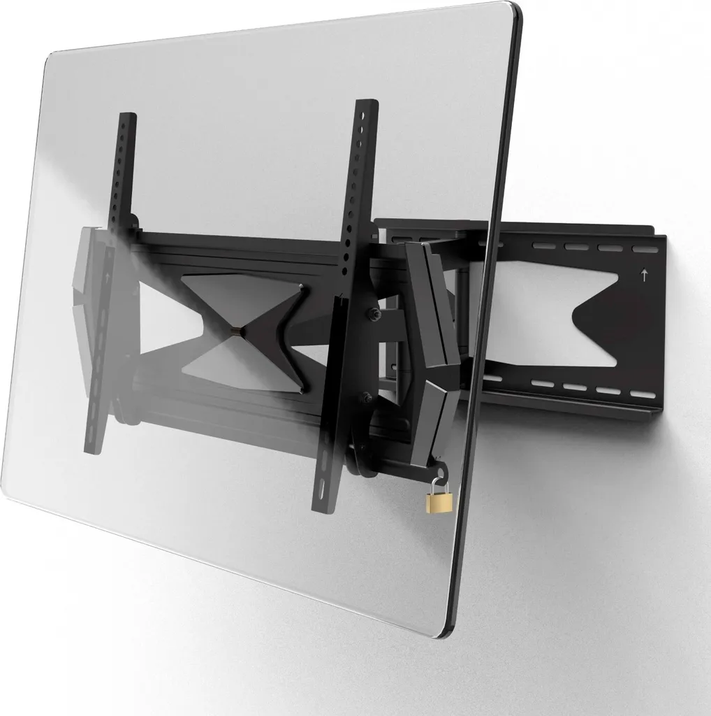 Support TV robuste 80 pouces anti-reflets avec inclinaison réglable - 8