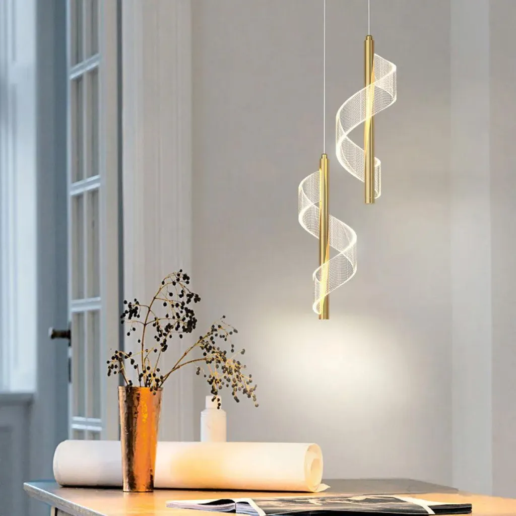 Suspension Plafond Dorée G121-Cp Toolight - Éclairage Table à Manger - 5