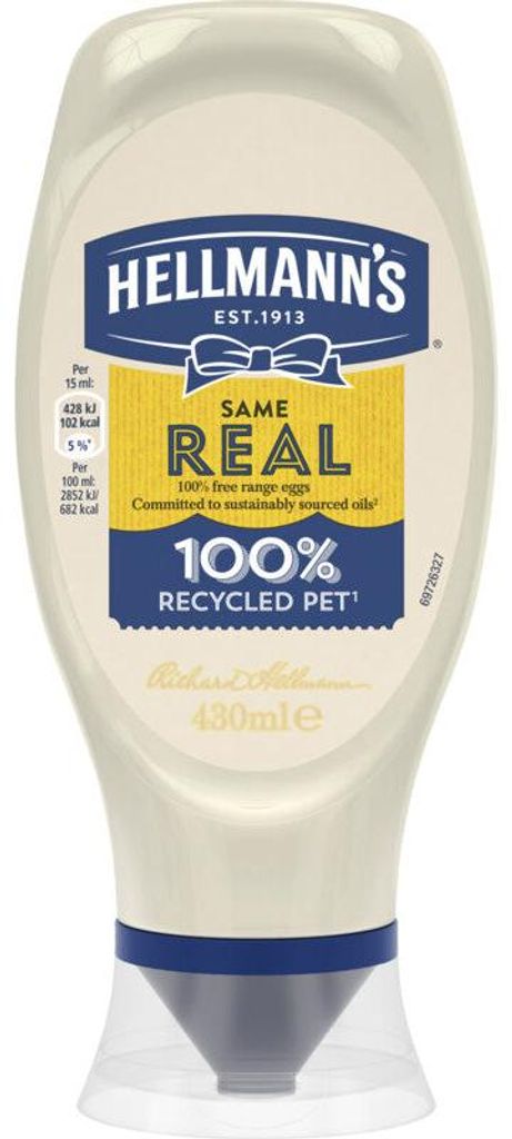 Hellmann's Majonéza pravá, 430 g – Krémová klasická Obrázok produktu 