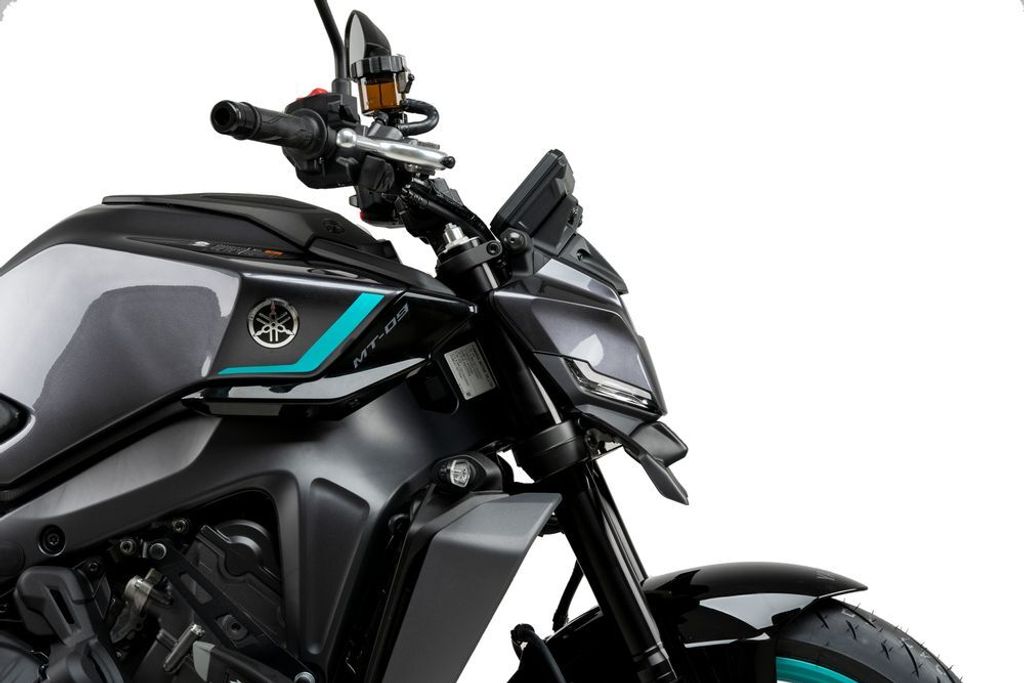 PUIG 22079J Naked Front Spoiler passend fuer YAMAHA MT-09 SP Mattschwarz