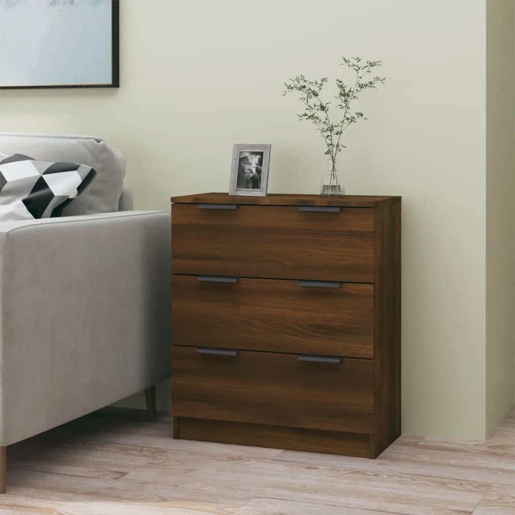 Madia Moderna Rovere Marrone 60x30x70 cm | Mobiletto Design Legno