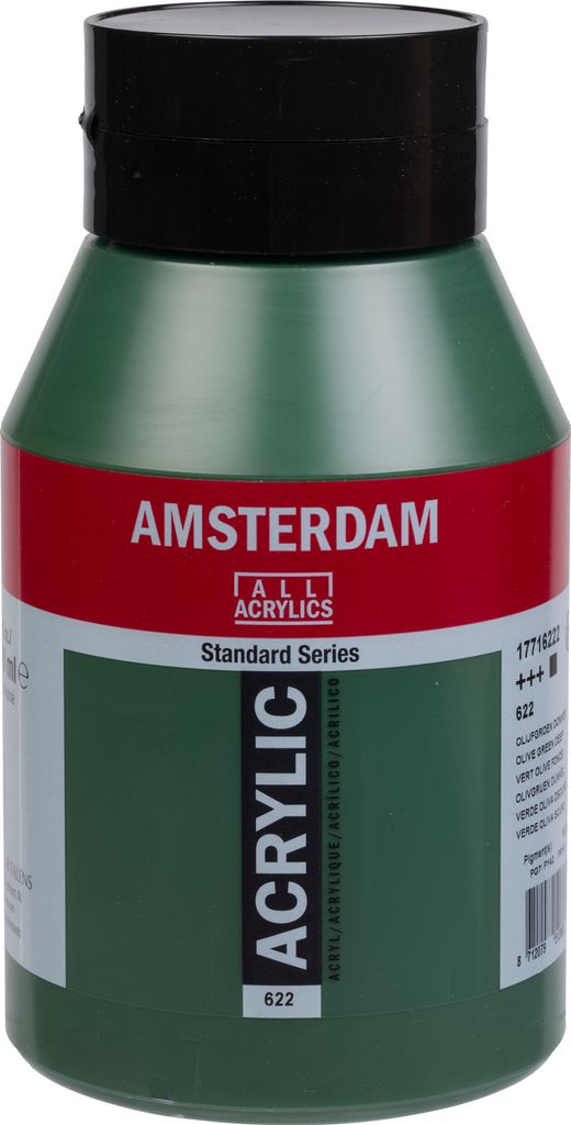 Amsterdam Standard Series Acrylfarbe Flasche 1000 ml Olivgrün Dunkel 622