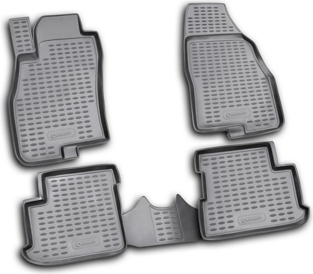 AD Tuning Gummi Fußmatten Set für Fiat Grande Punto, Bj. 2005-2009