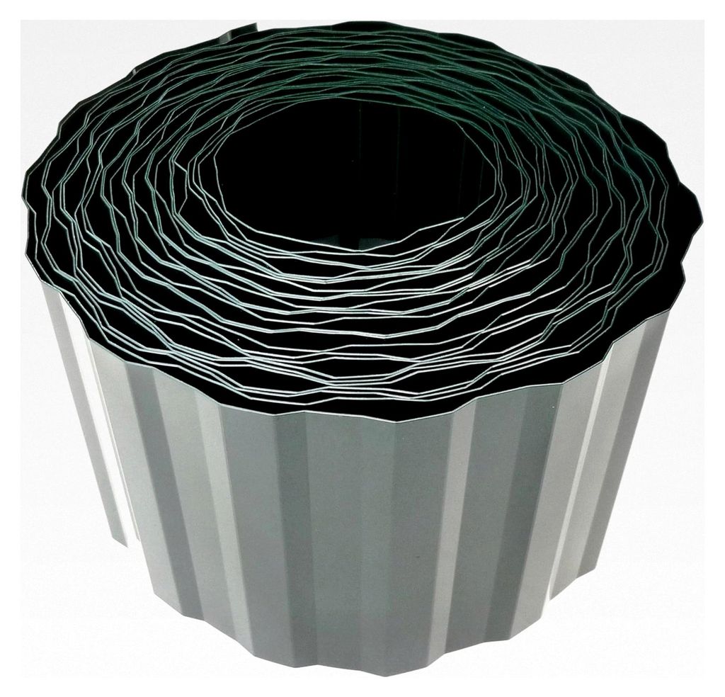 Rasenkante 9m x 15cm grün | Rasenumrandung Beetbegrenzung Mähkante Rasenbegrenzung | Flexible Raseneinfassung aus witterungsbeständiger PET-Foli...