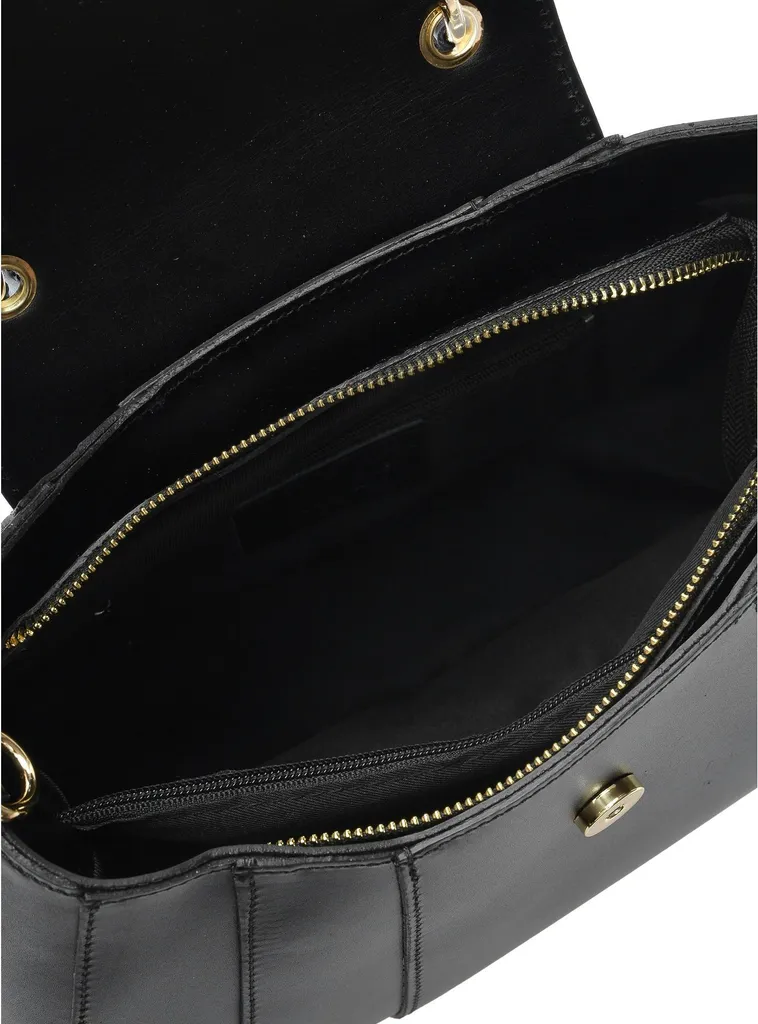 Isabella Rhea IR 3151 NERO : Sac Porté Épaule en Cuir Noir Véritable - 4