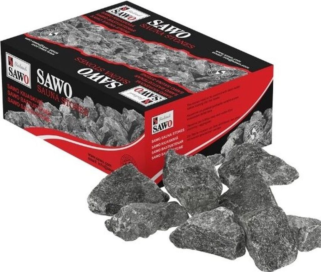 Pietre per sauna Olivina Diabase 20 kg diametro 5-10 cm Immagine del prodotto 